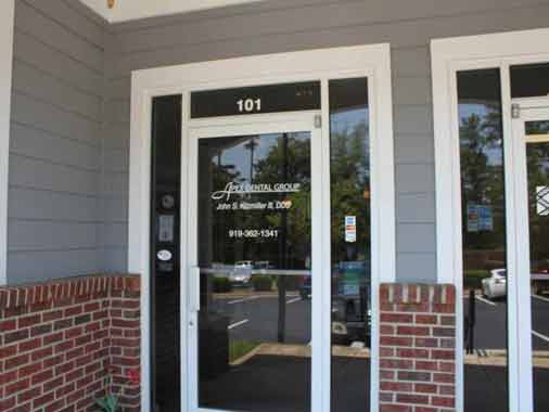 Entry Door to Apex Dental Group in Apex, NC