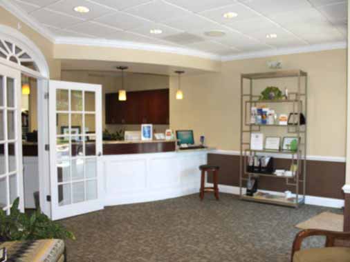 Reception Desk at Apex Dental Group in Apex NC