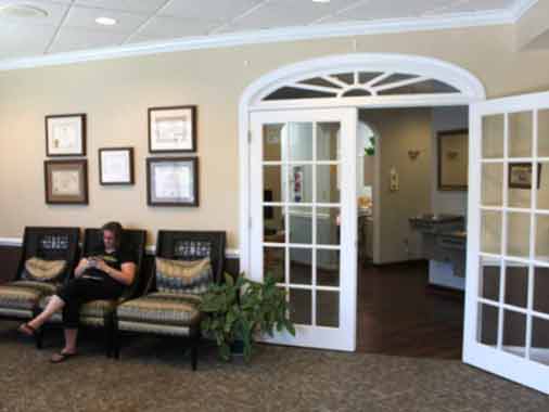Waiting room at Apex Dental Group in Apex NC